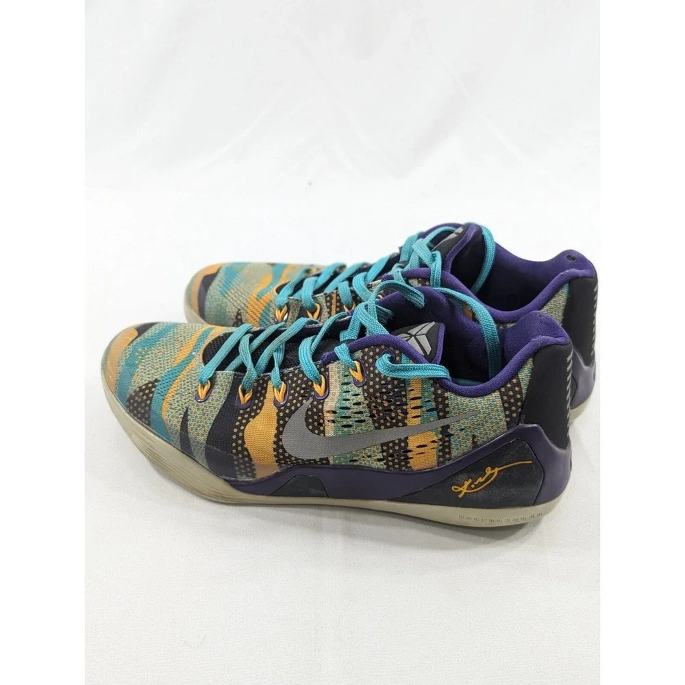 Nike Kobe 9 EM‎ Pop Art Mens Size 9.5 646701-508 Basketball Sneakers NO INSOLES
